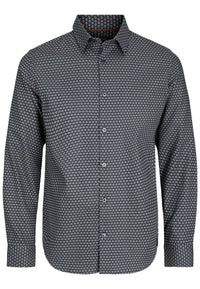 Jack & Jones ARTHUR Comfort-Fit Langarmhemd mit Kent-Kragen