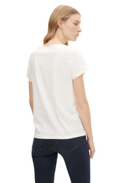 Tom Tailor Gestreiftes T-Shirt aus Bio-Baumwolle