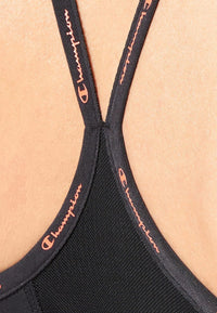 Champion Elastischer Sport-BH mit verstellbaren Träger, Racerback und Logoprint