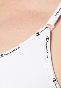Champion Elastischer Sport-BH mit verstellbaren Träger, Racerback und Logoprint