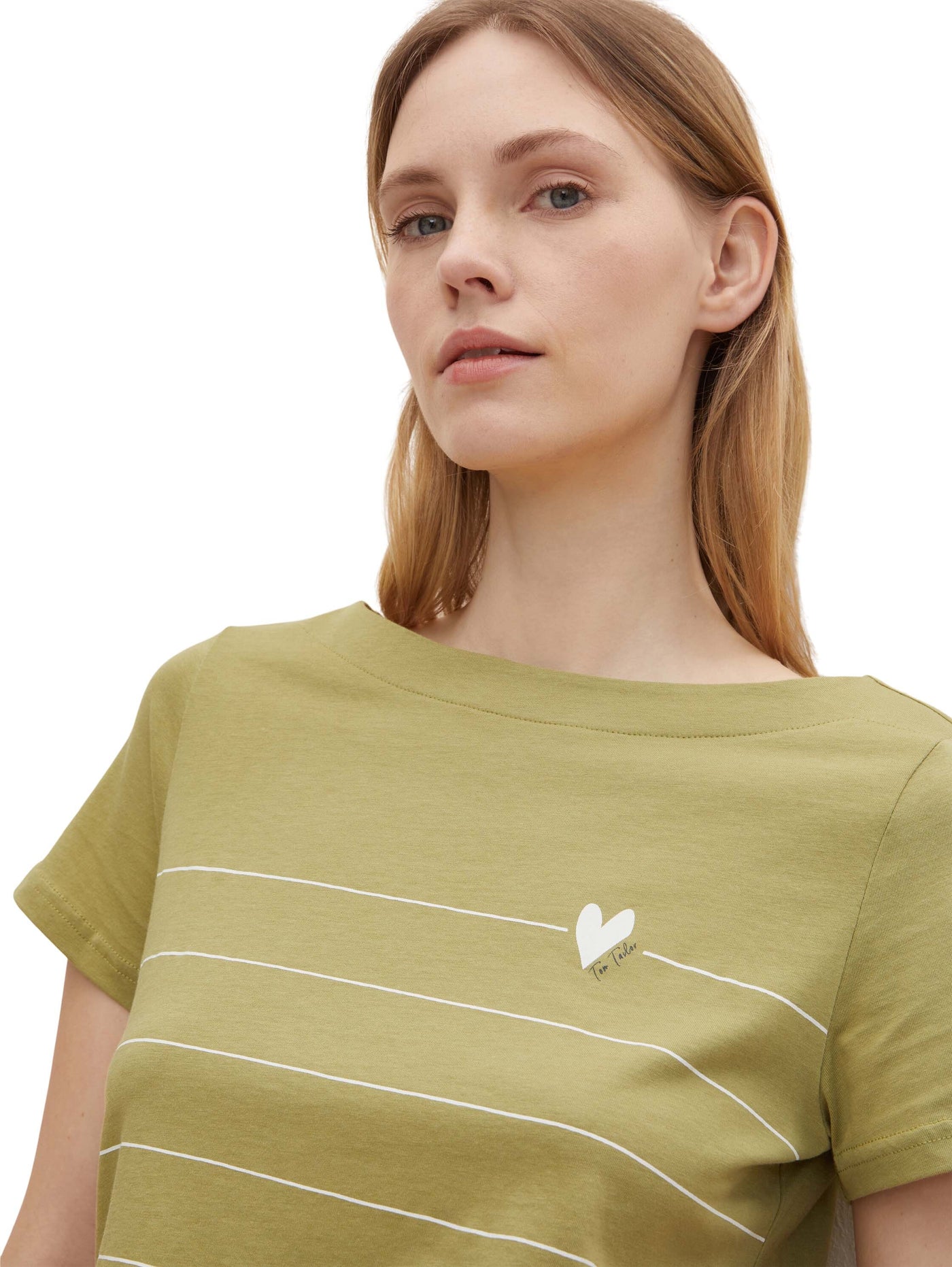 Tom Tailor Gestreiftes T-Shirt aus Bio-Baumwolle