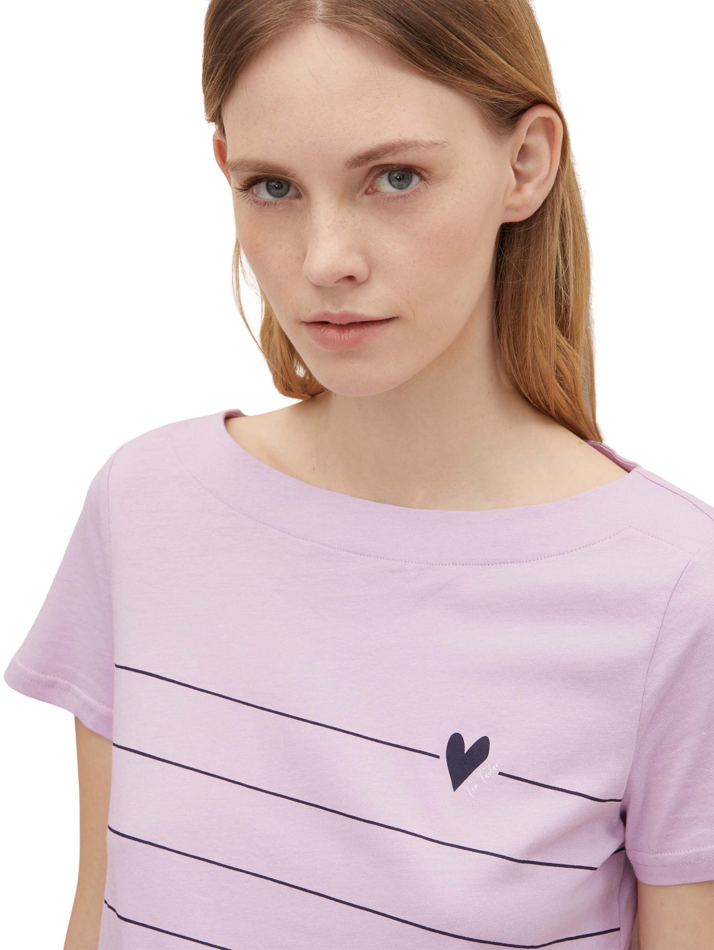 Tom Tailor Gestreiftes T-Shirt aus Bio-Baumwolle