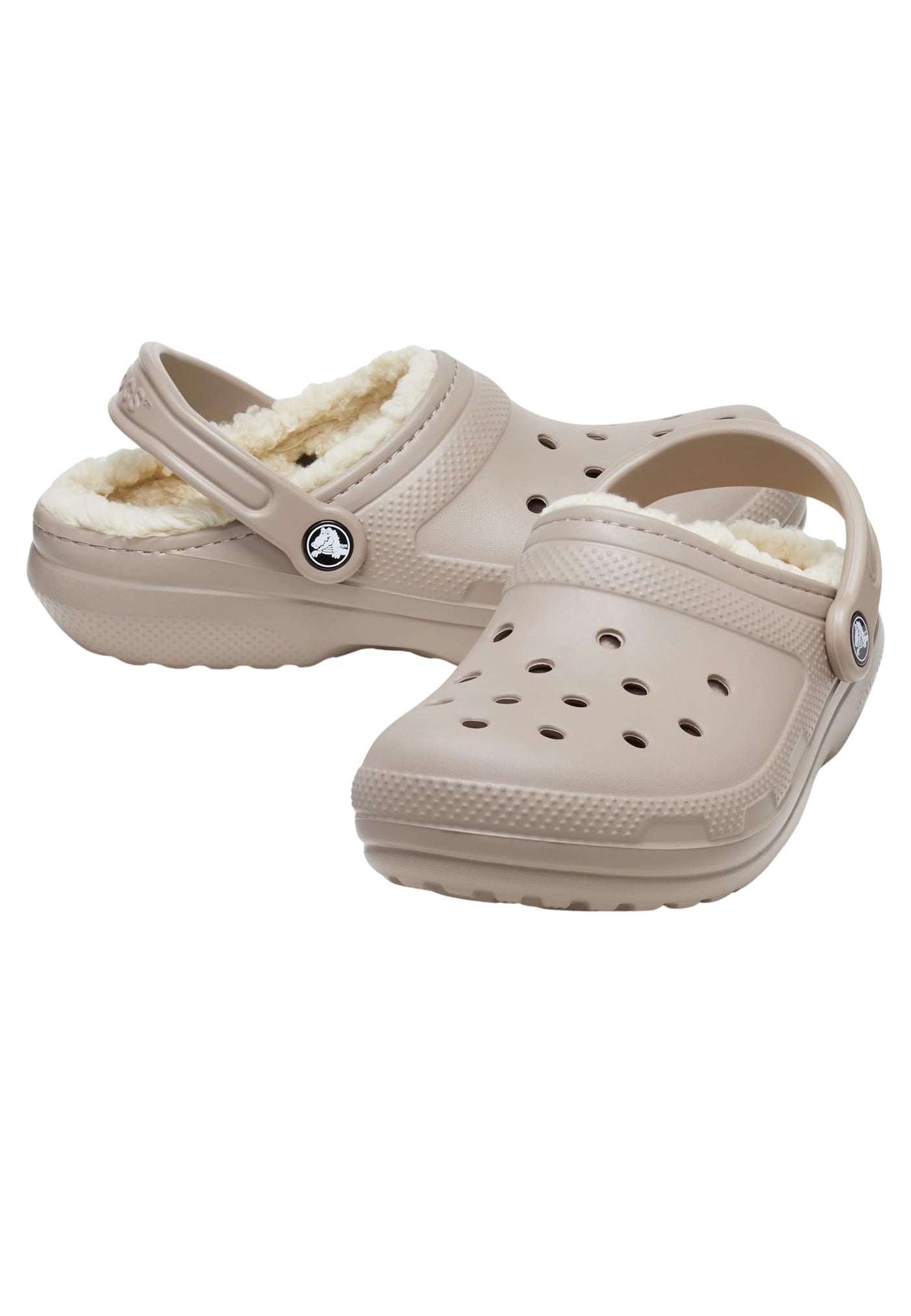 crocs Lined Clog mit flauschigem Futter und Fersenriemen