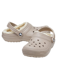 crocs Lined Clog mit flauschigem Futter und Fersenriemen