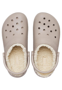 crocs Lined Clog mit flauschigem Futter und Fersenriemen