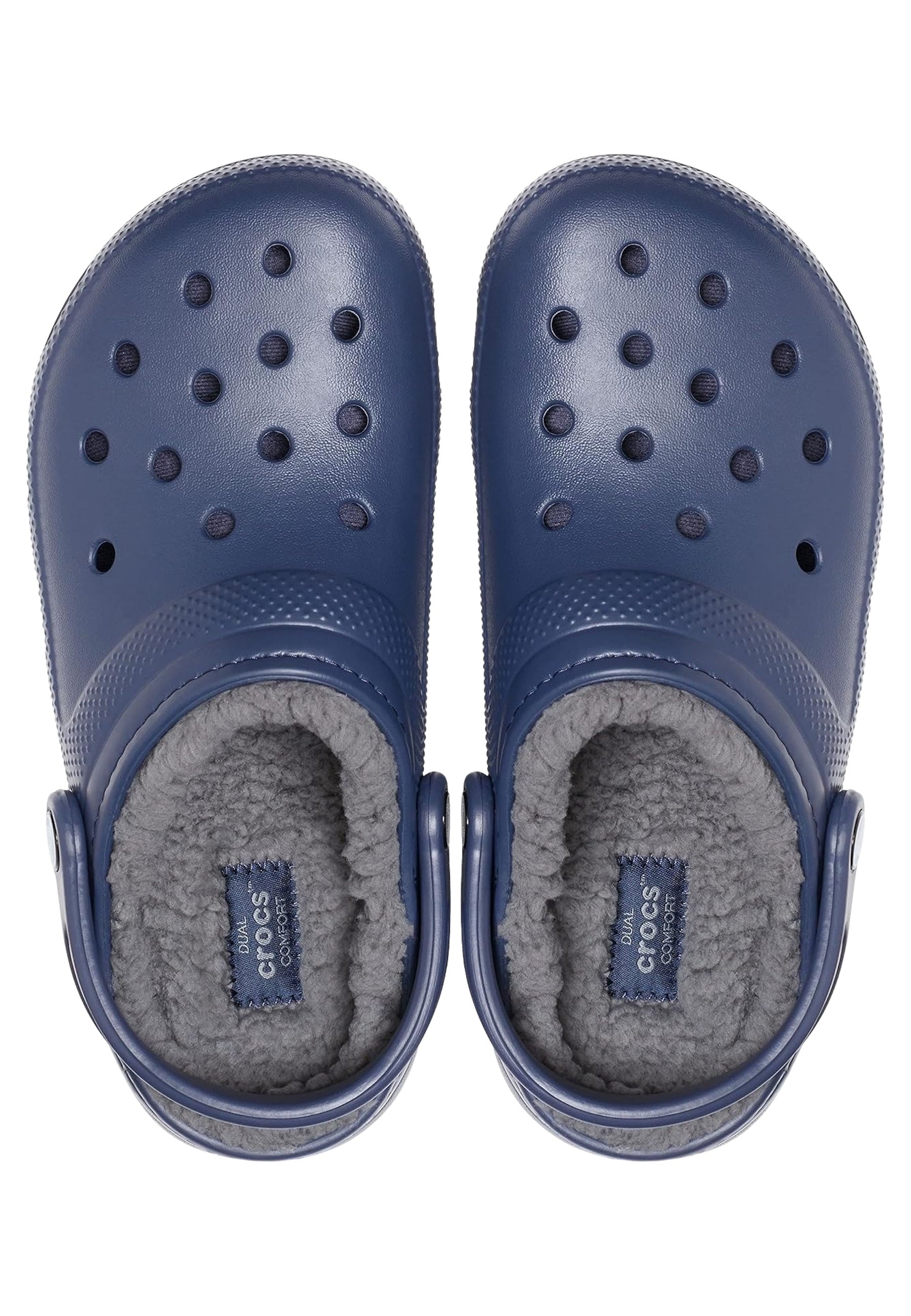 crocs Lined Clog mit flauschigem Futter und Fersenriemen