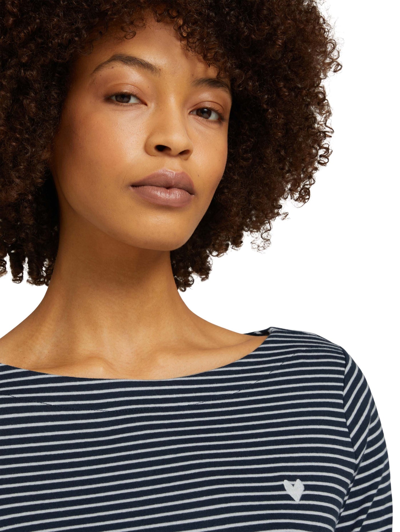 Tom Tailor Gestreiftes Langarmshirt aus Bio-Baumwolle