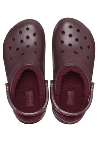 crocs Lined Clog mit flauschigem Futter und Fersenriemen