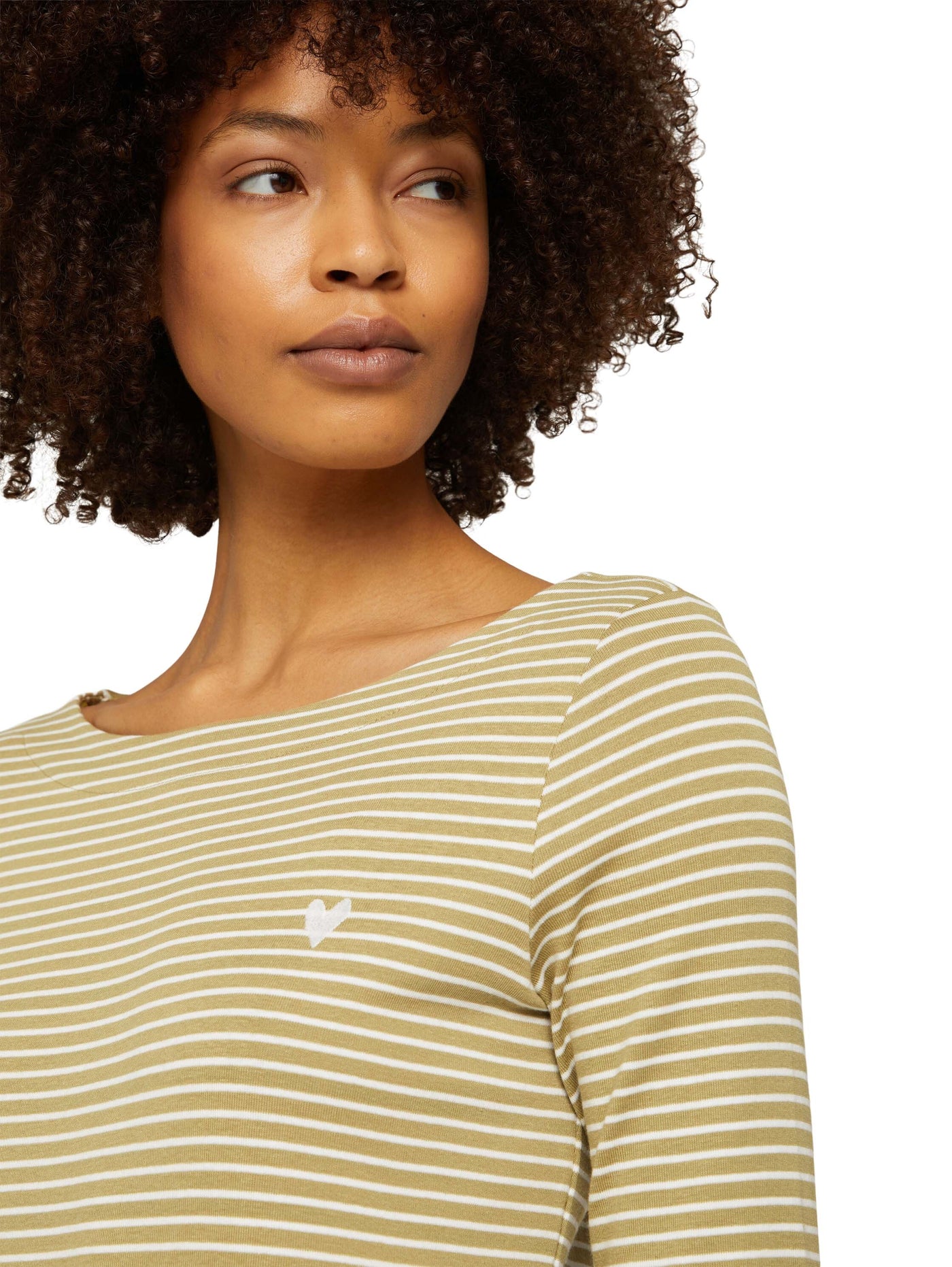 Tom Tailor Gestreiftes Langarmshirt aus Bio-Baumwolle