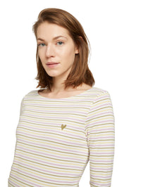 Tom Tailor Gestreiftes Langarmshirt aus Bio-Baumwolle