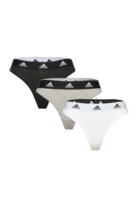 Adidas Damen-Tangas mit Logo-Bund 3er Pack