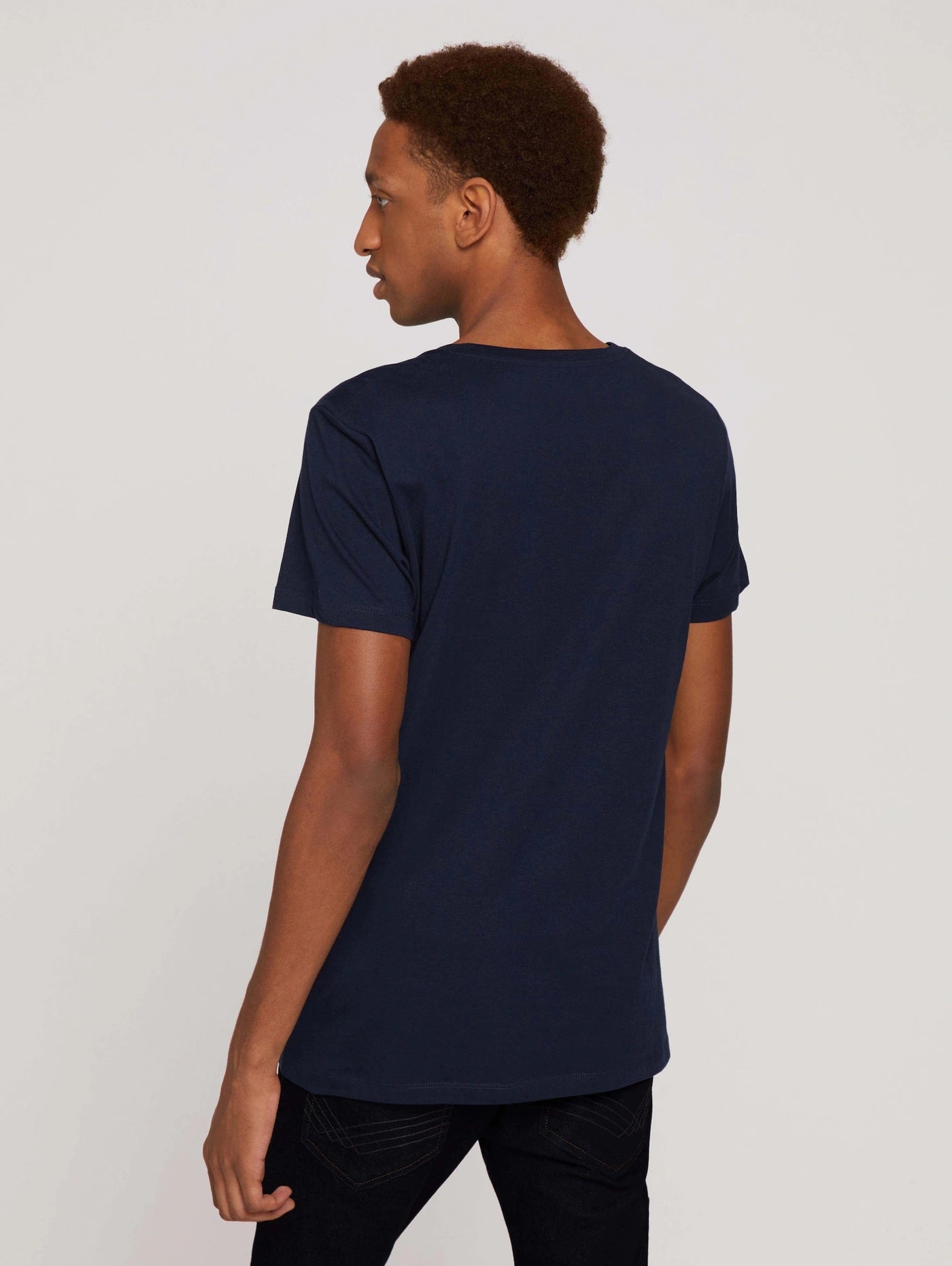 Tom Tailor T-Shirt mit Logo Print und Rundhalsausschnitt