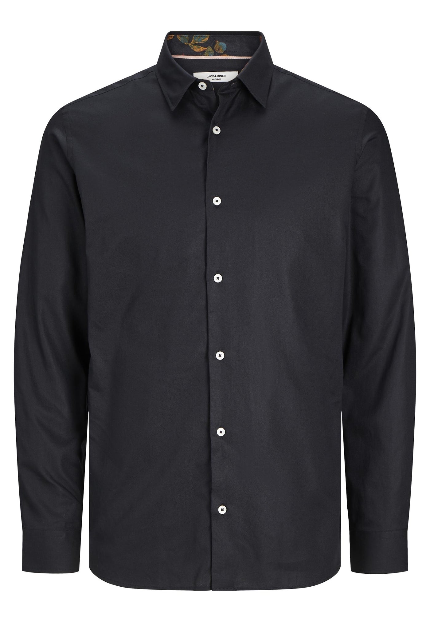 Jack & Jones NORDIC FLORES Langarmhemd mit Kent-Kragen