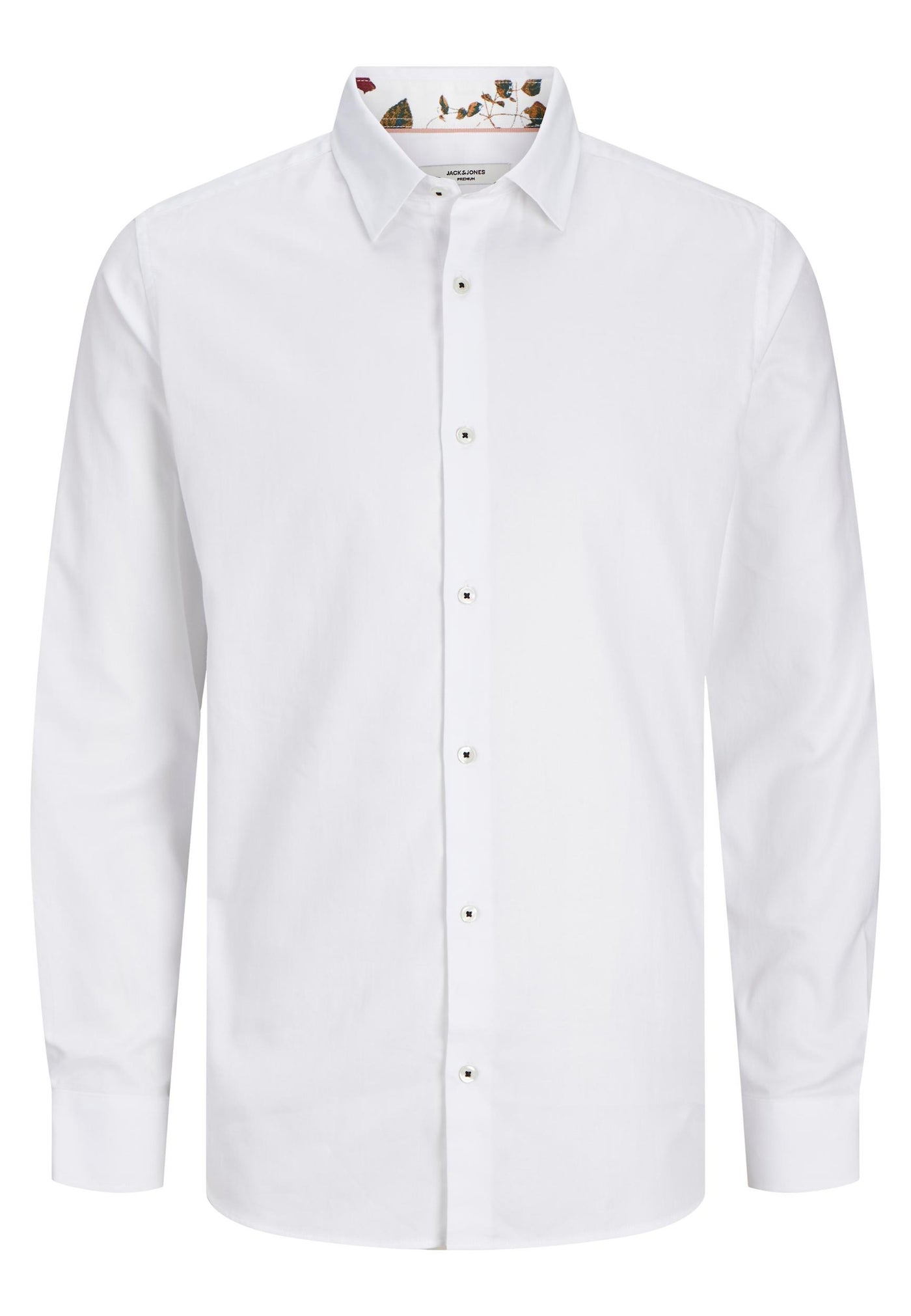 Jack & Jones NORDIC FLORES Langarmhemd mit Kent-Kragen