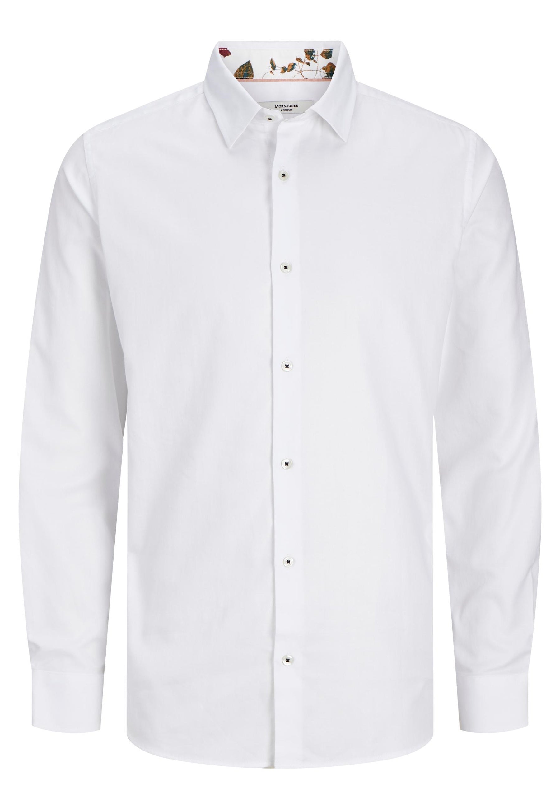 Jack & Jones NORDIC FLORES Langarmhemd mit Kent-Kragen