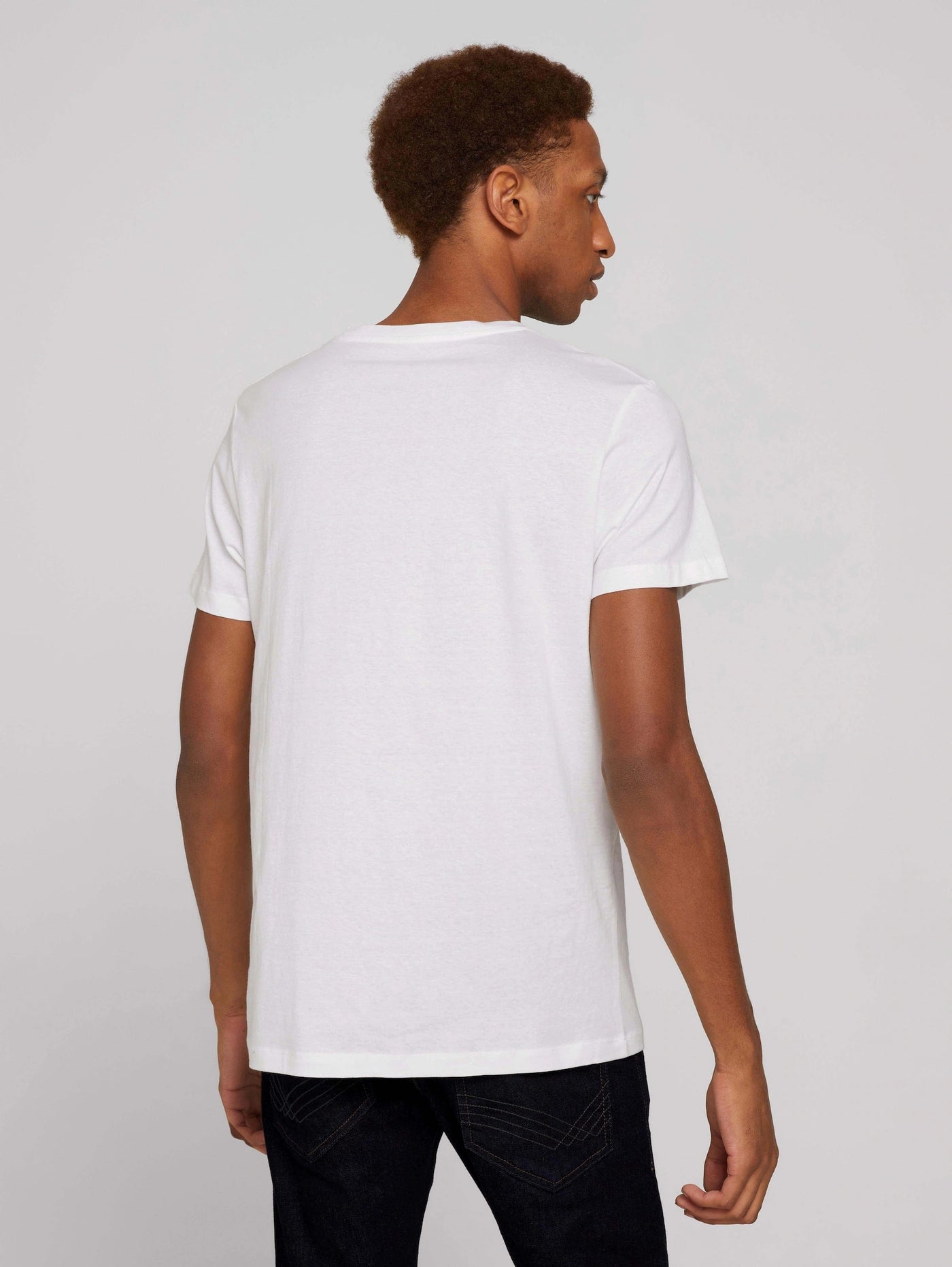 Tom Tailor T-Shirt mit Logo Print und Rundhalsausschnitt