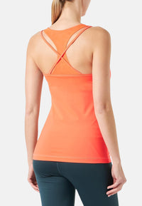 Champion Körpernahes Sport-Bustier mit Ringerrücken und Printlogo-Schriftzug