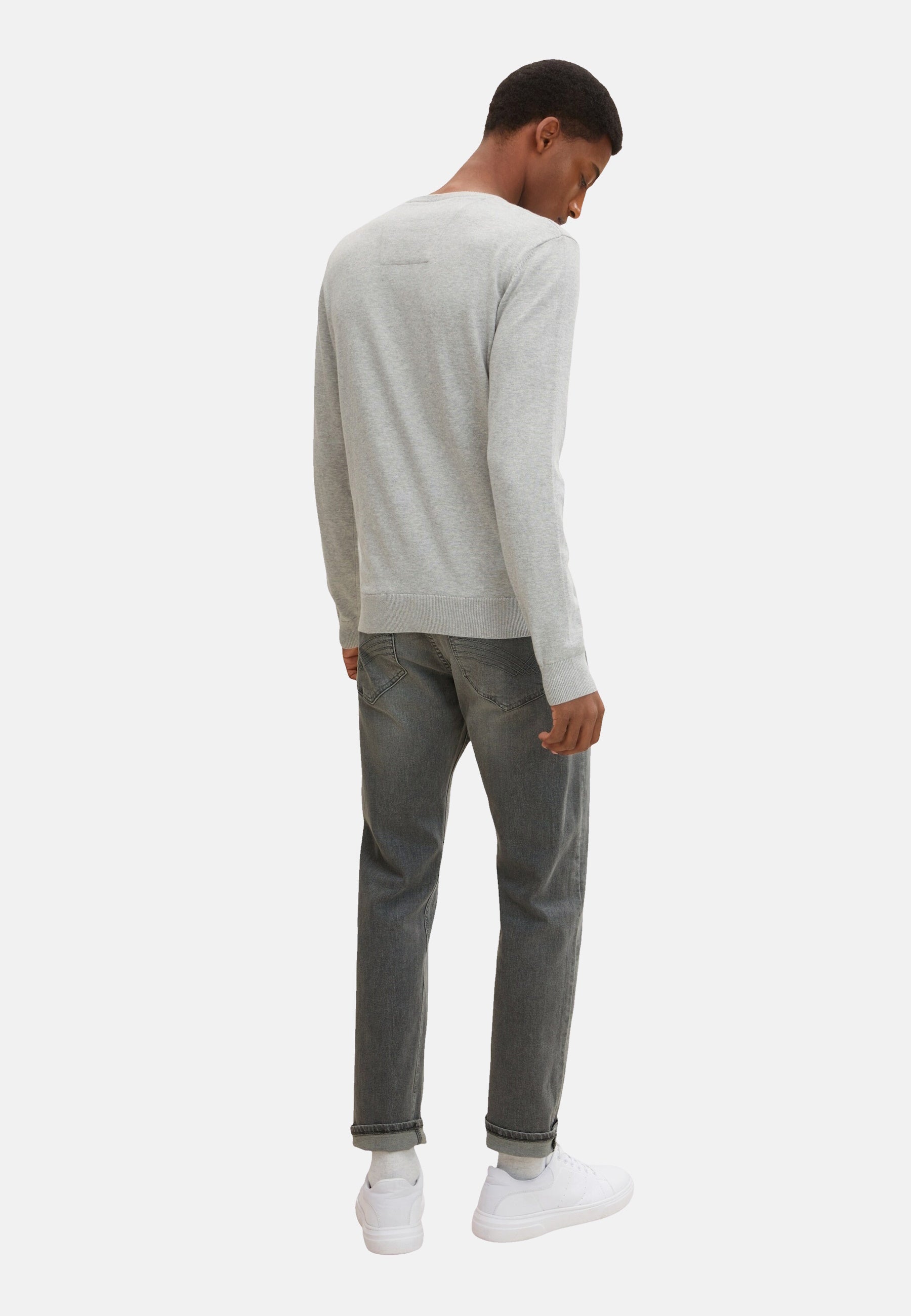Tom Tailor Strickpullover Basic V-Neck
