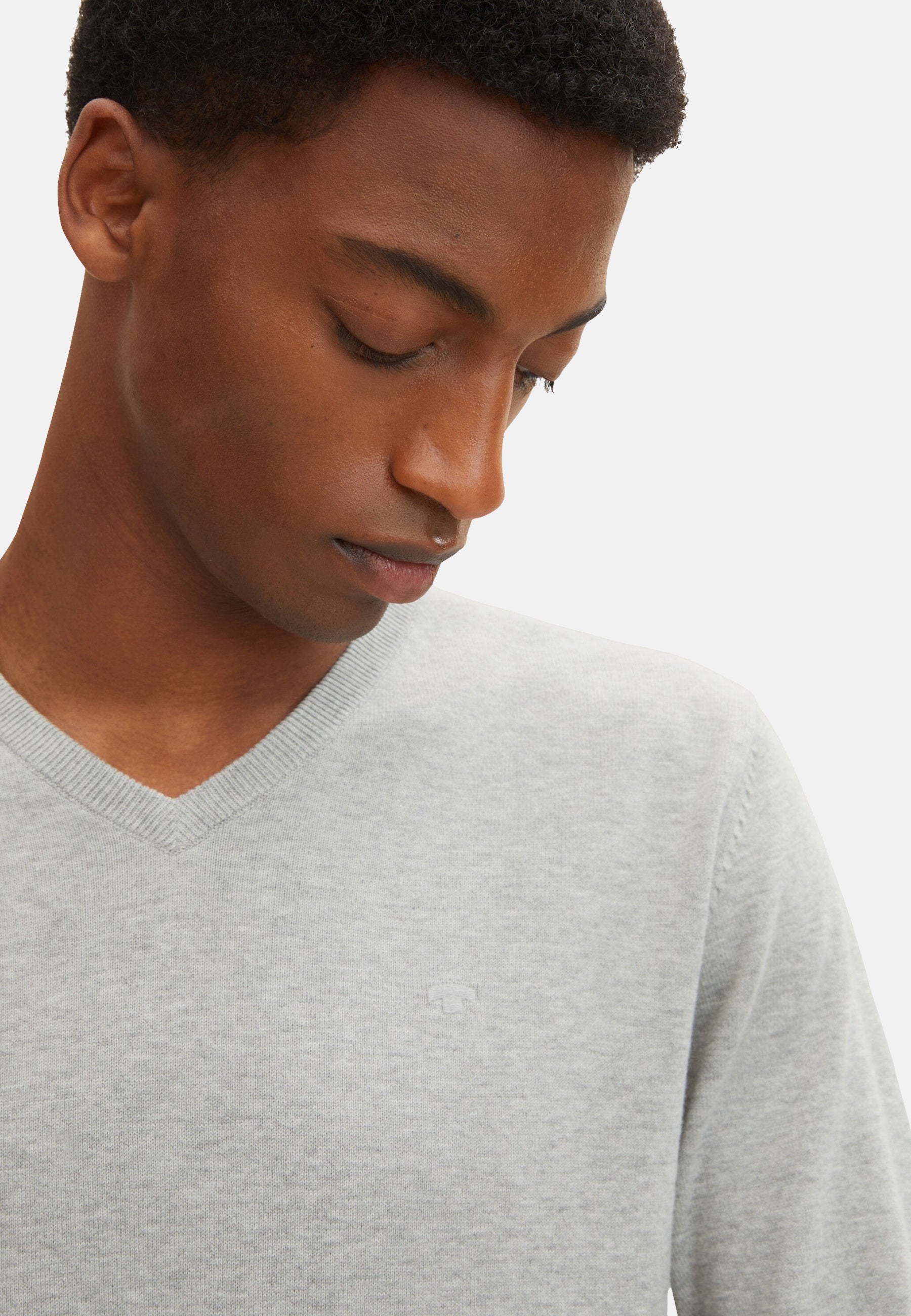 Tom Tailor Strickpullover Basic V-Neck