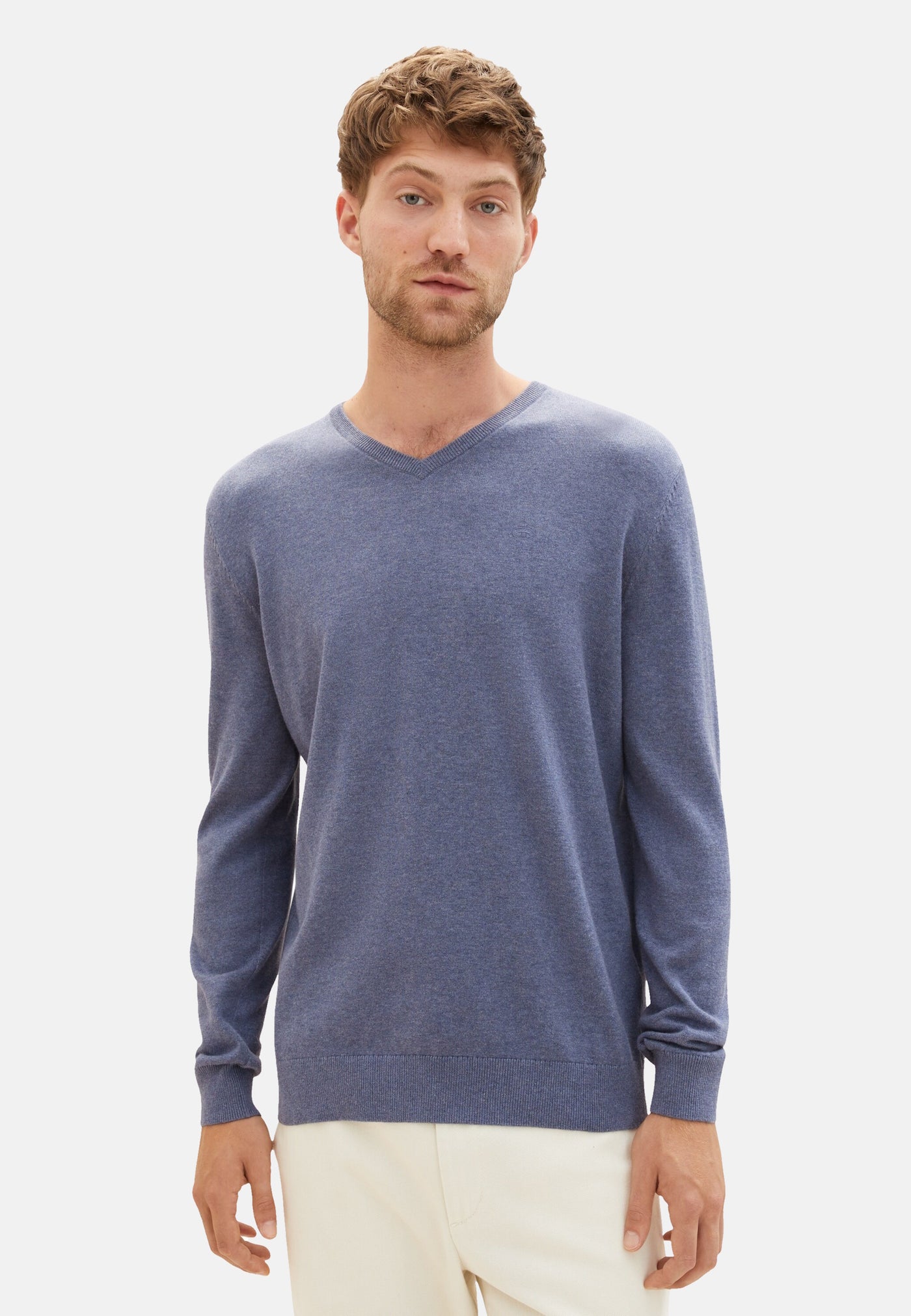 Tom Tailor Strickpullover Basic V-Neck