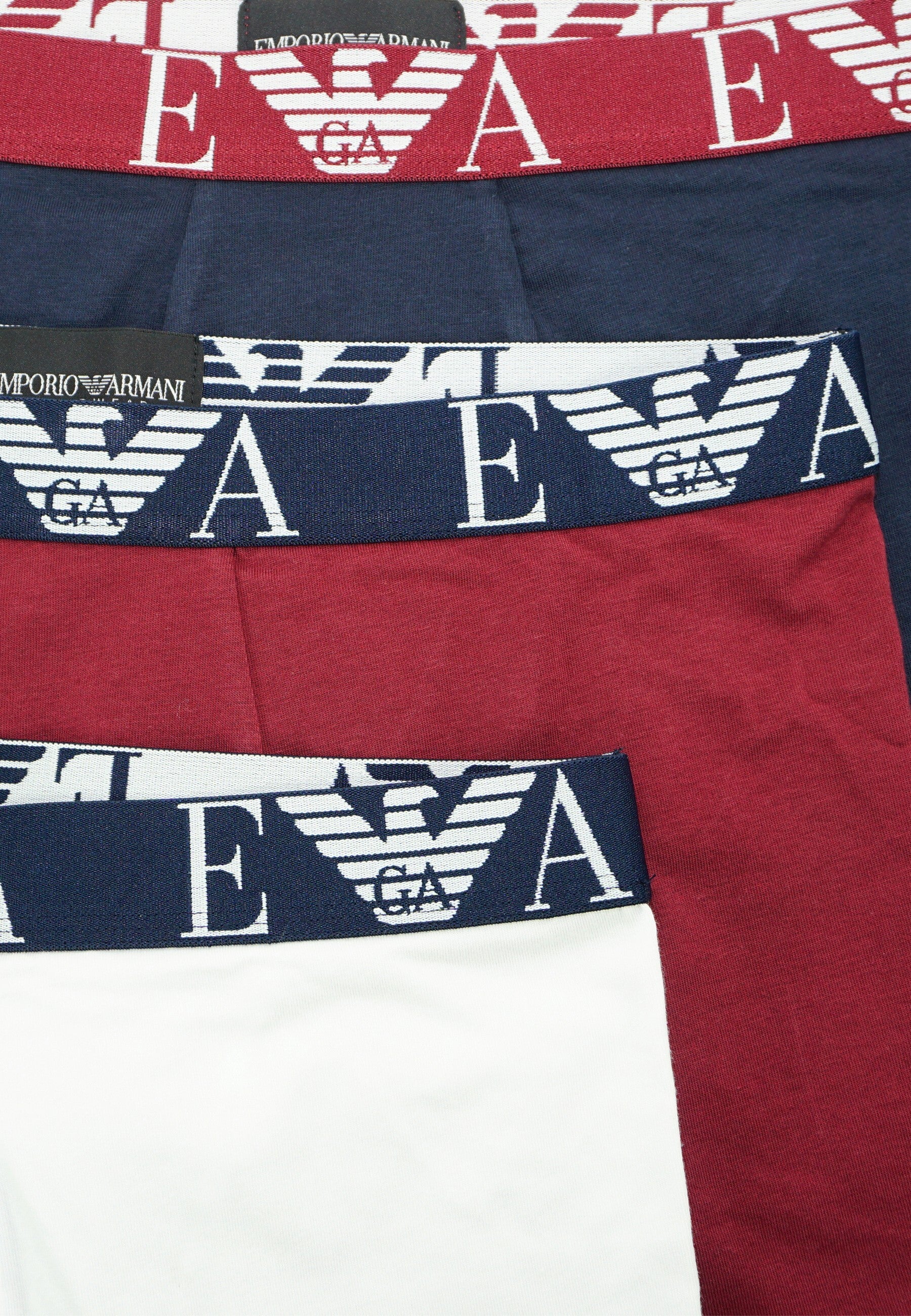 Emporio Armani 3 Pack Shorts Knit