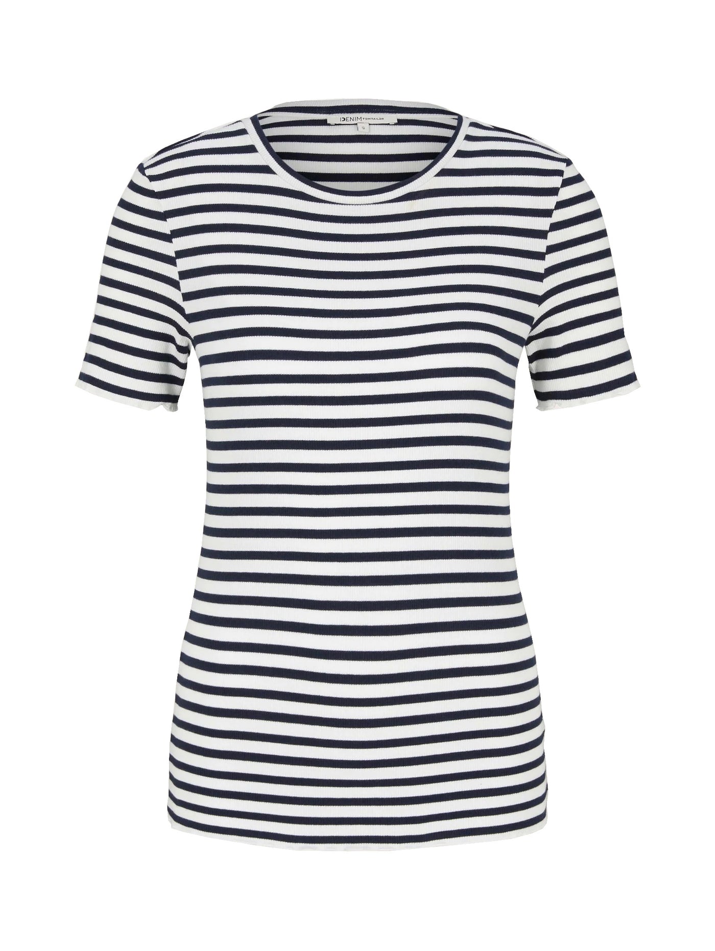 Tom Tailor Slim Fit T-Shirt mit Streifen Kurzarm