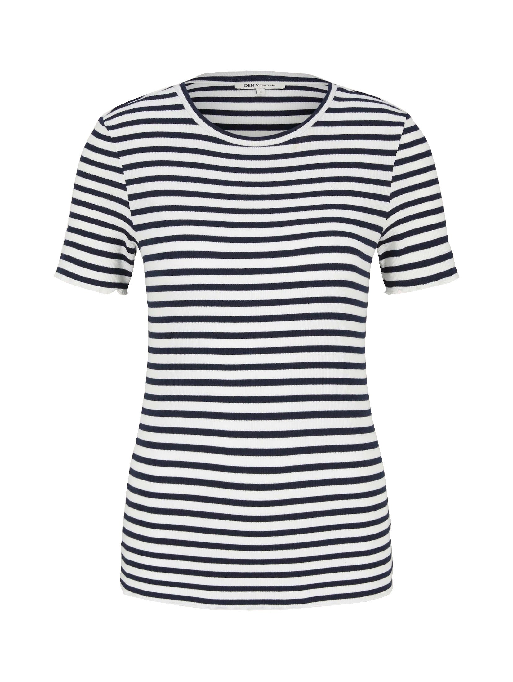 Tom Tailor Slim Fit T-Shirt mit Streifen Kurzarm