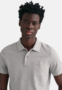 Gant Reg Tonal Shield Kurzarmshirt