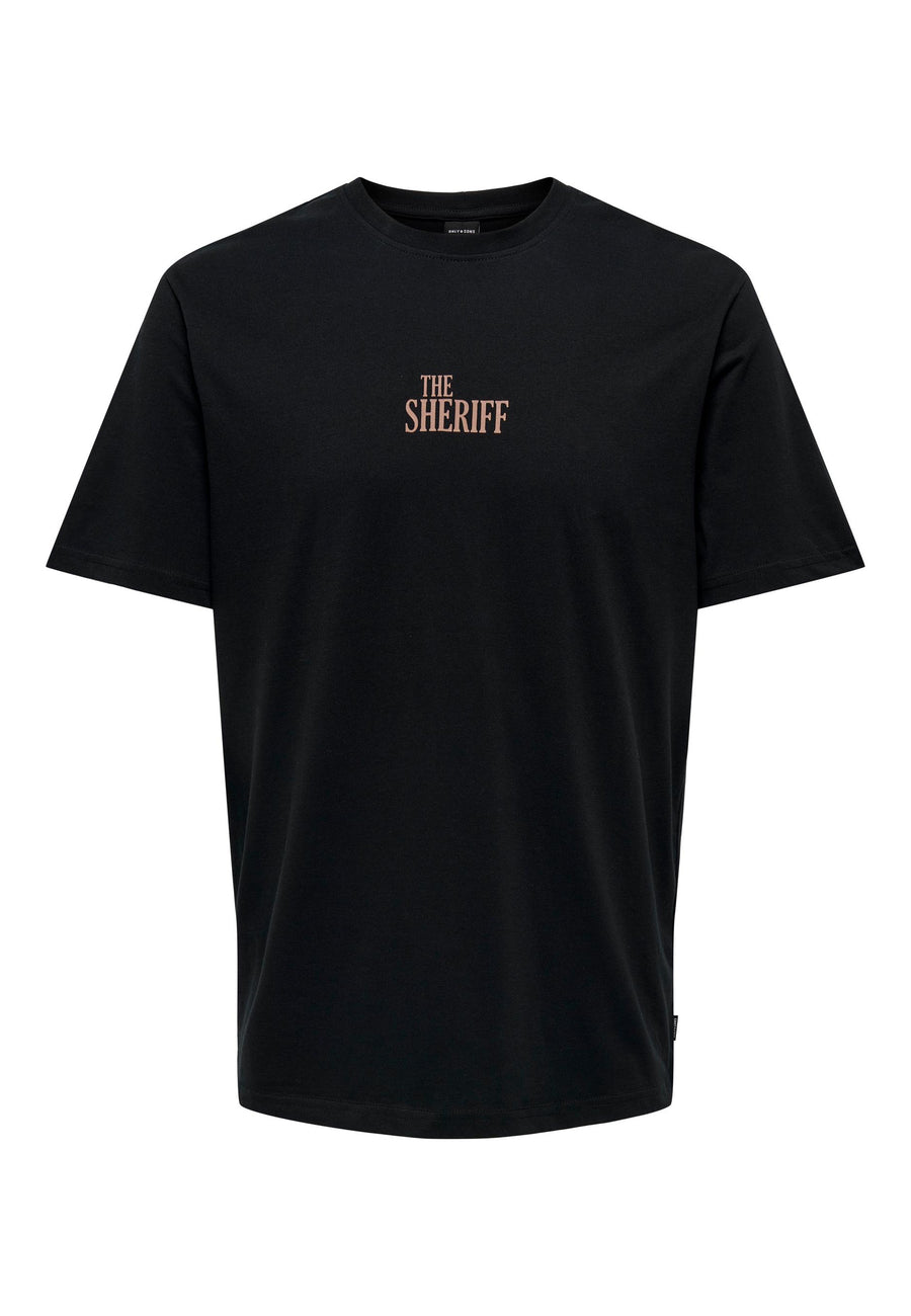 Only & Sons Celebrity Life NFL Kurzarmshirt mit Frontprint