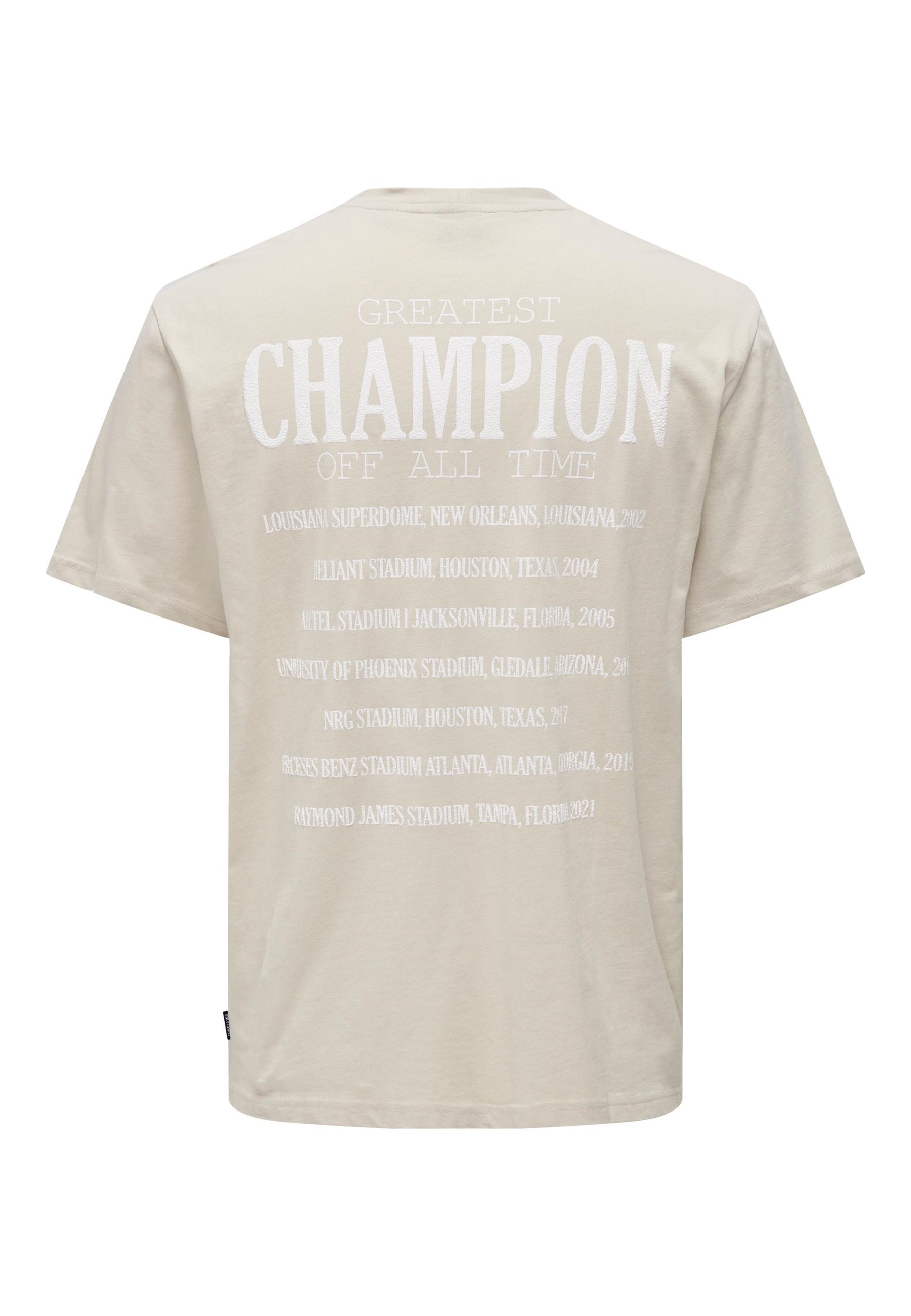 Only & Sons Celebrity Life NFL Kurzarmshirt mit Frontprint