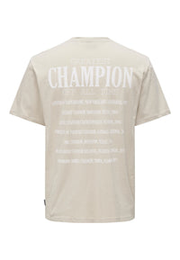 Only & Sons Celebrity Life NFL Kurzarmshirt mit Frontprint