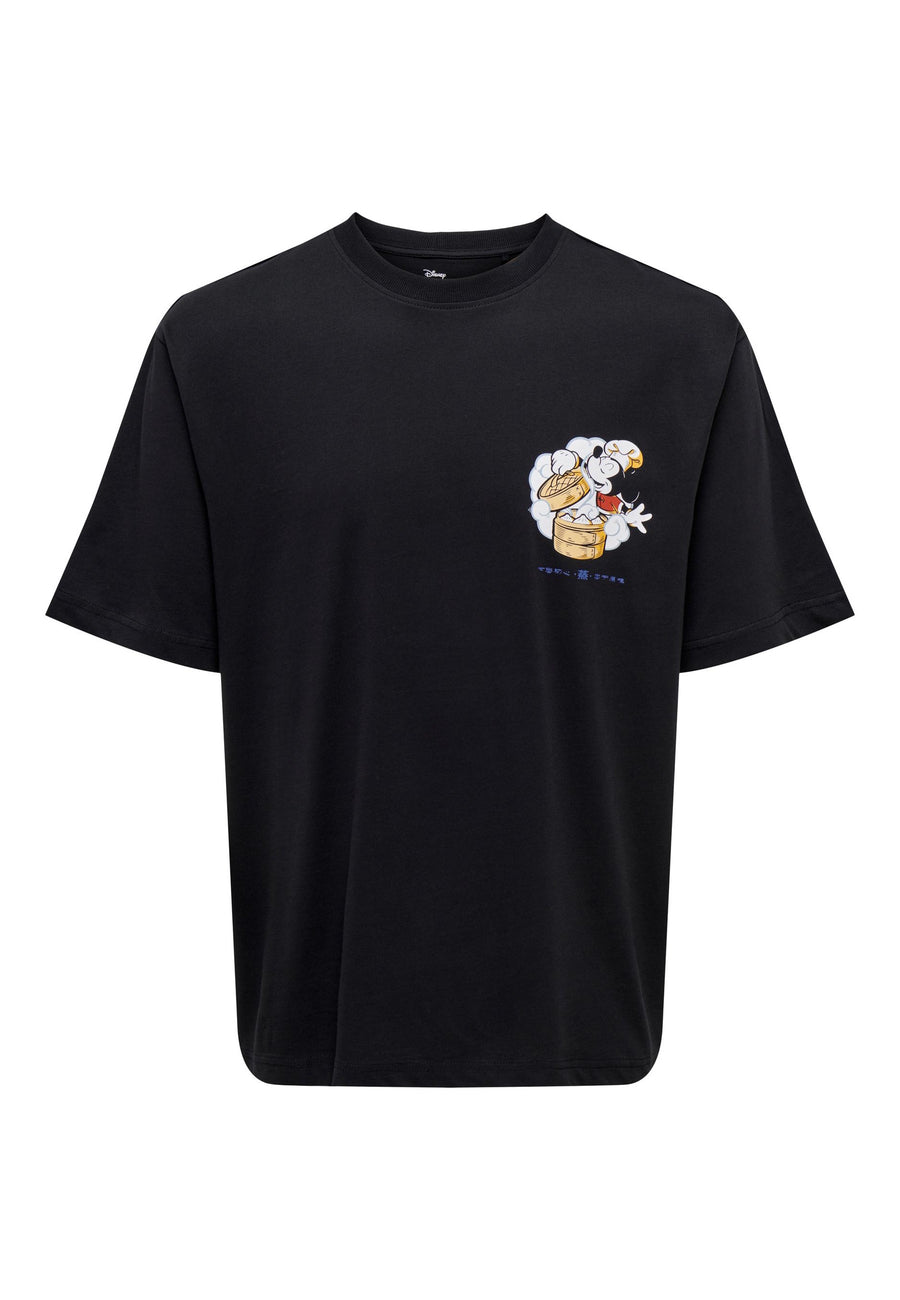 Only & Sons Disney Life Kurzarmshirt mit Frontprint
