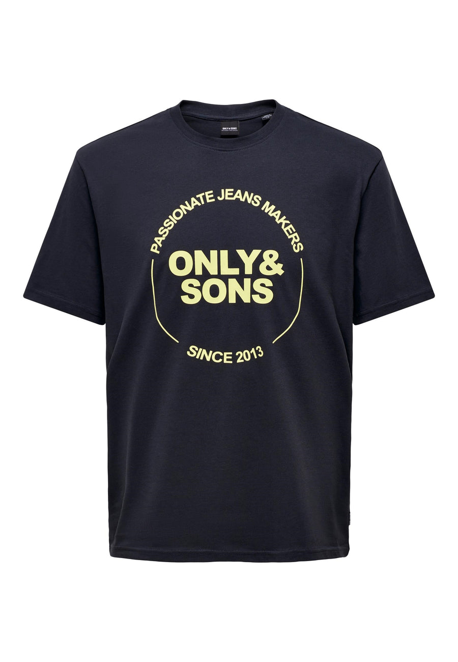 Only & Sons Daniel Kurzarmshirt mit Frontprint