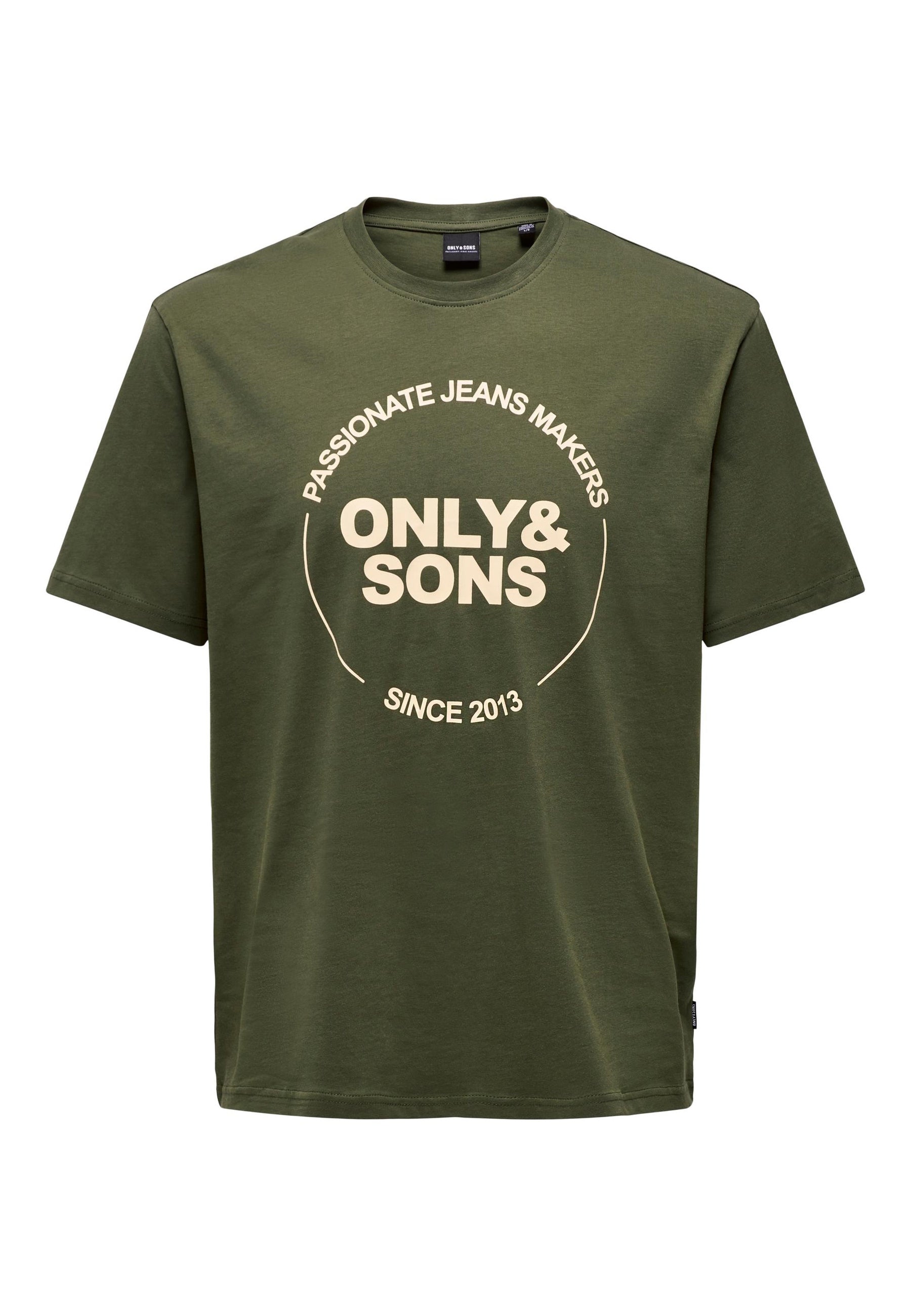 Only & Sons Daniel Kurzarmshirt mit Frontprint