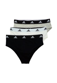 Adidas Damen-Slip mit Logo-Bund 3er Pack