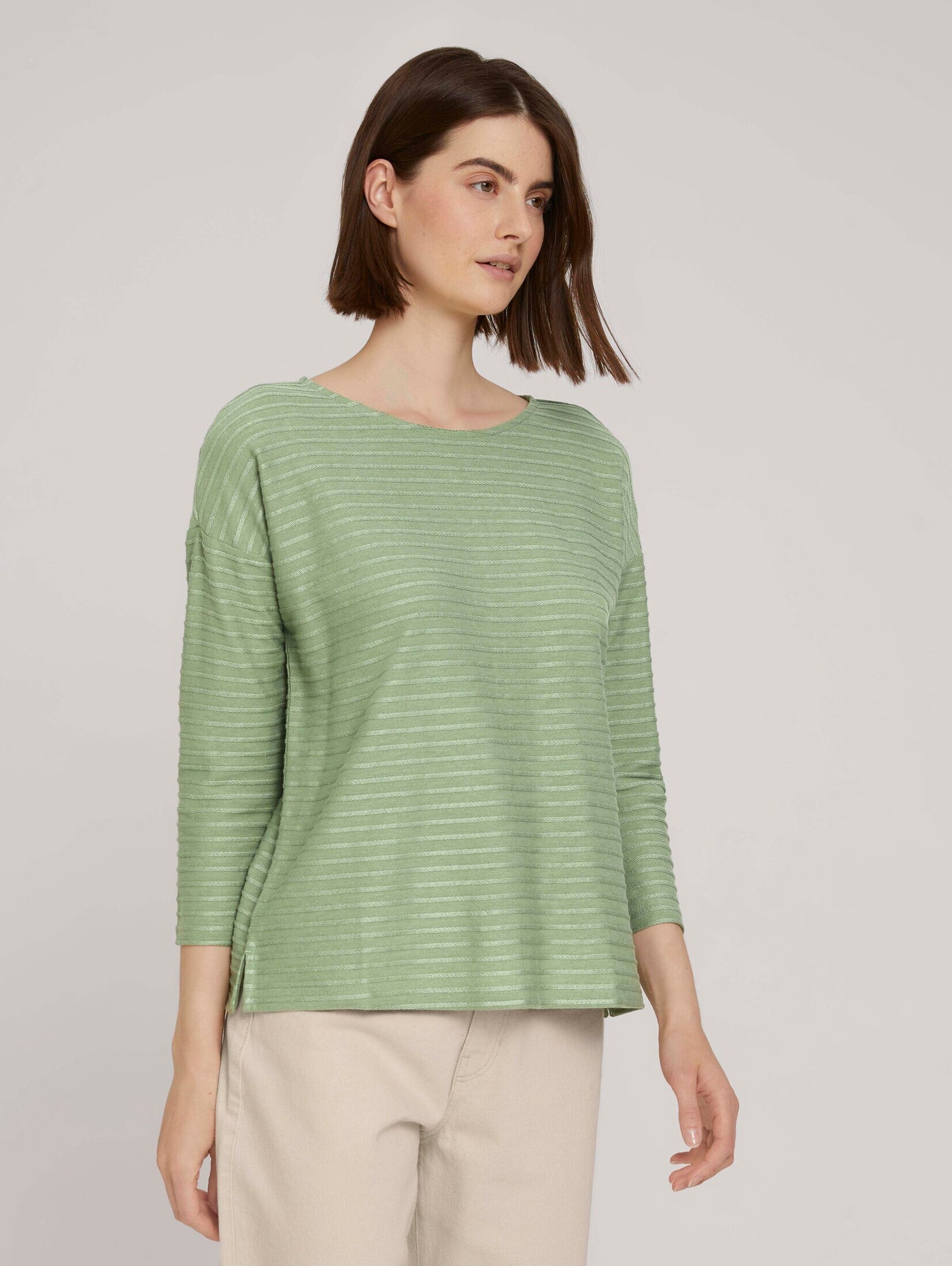 Tom Tailor 7/8 Arm Shirt Rundhals