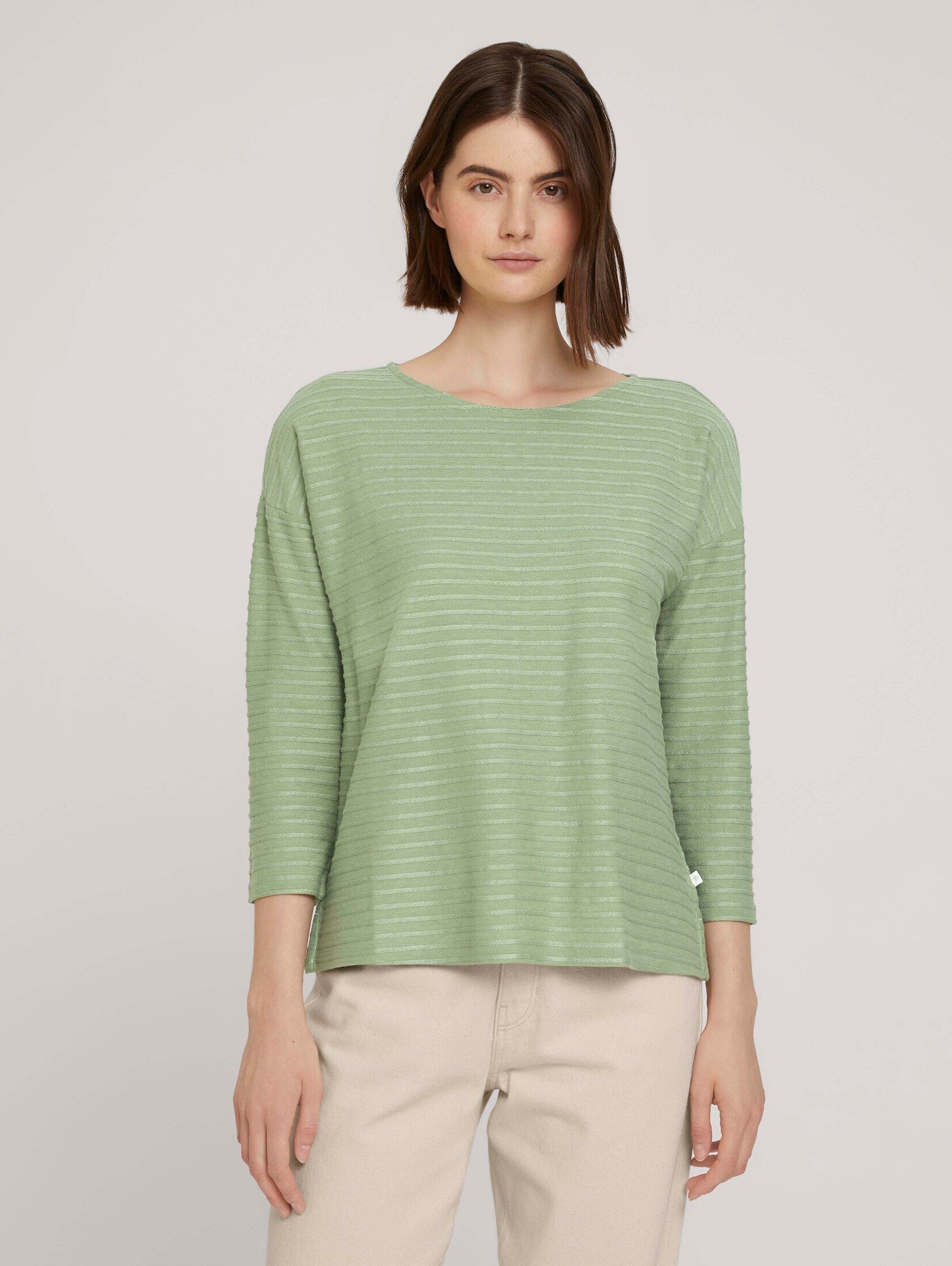 Tom Tailor 7/8 Arm Shirt Rundhals