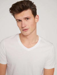 Tom Tailor Kurzarmshirt V-Ausschnitt