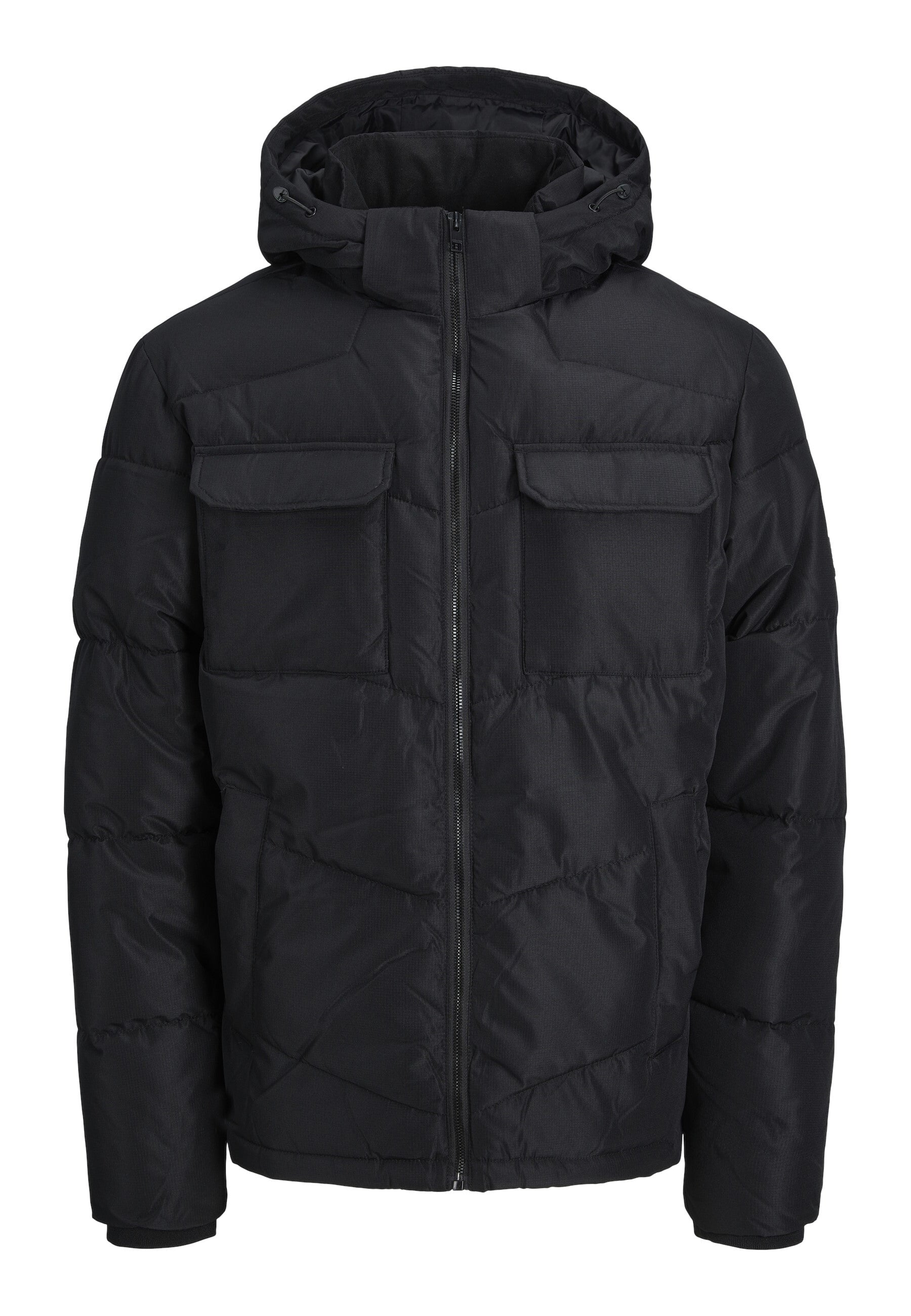 Jack & Jones Steppjacke Mason mit Kapuze und Seitentaschen