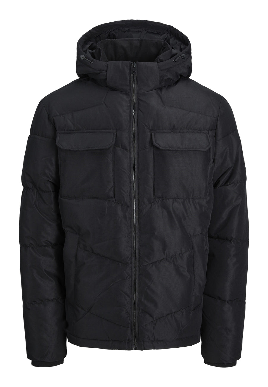 Jack & Jones Steppjacke Mason mit Kapuze und Seitentaschen
