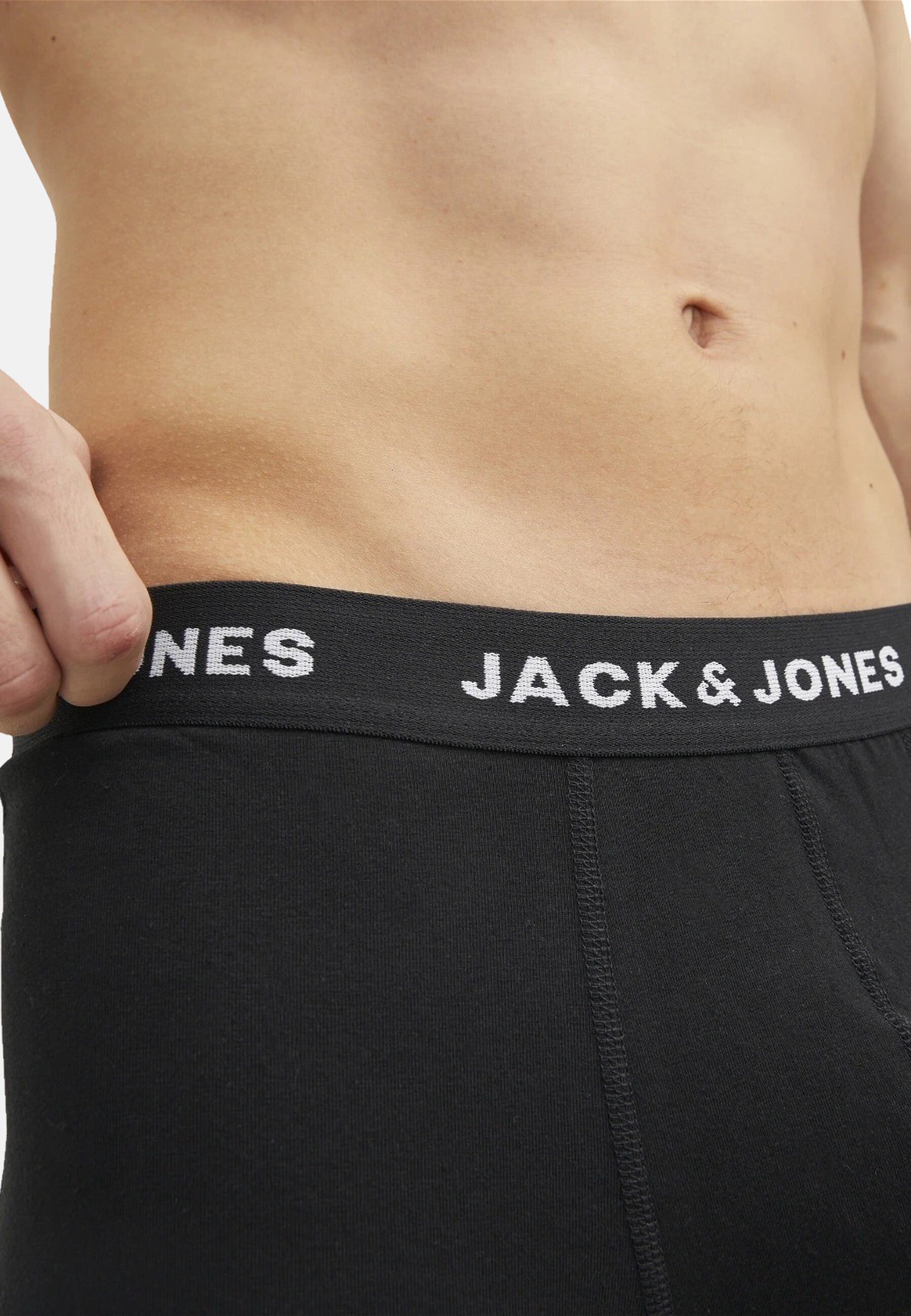 Jack & Jones 10 Pack kurze Boxershorts mit Logo Webbund