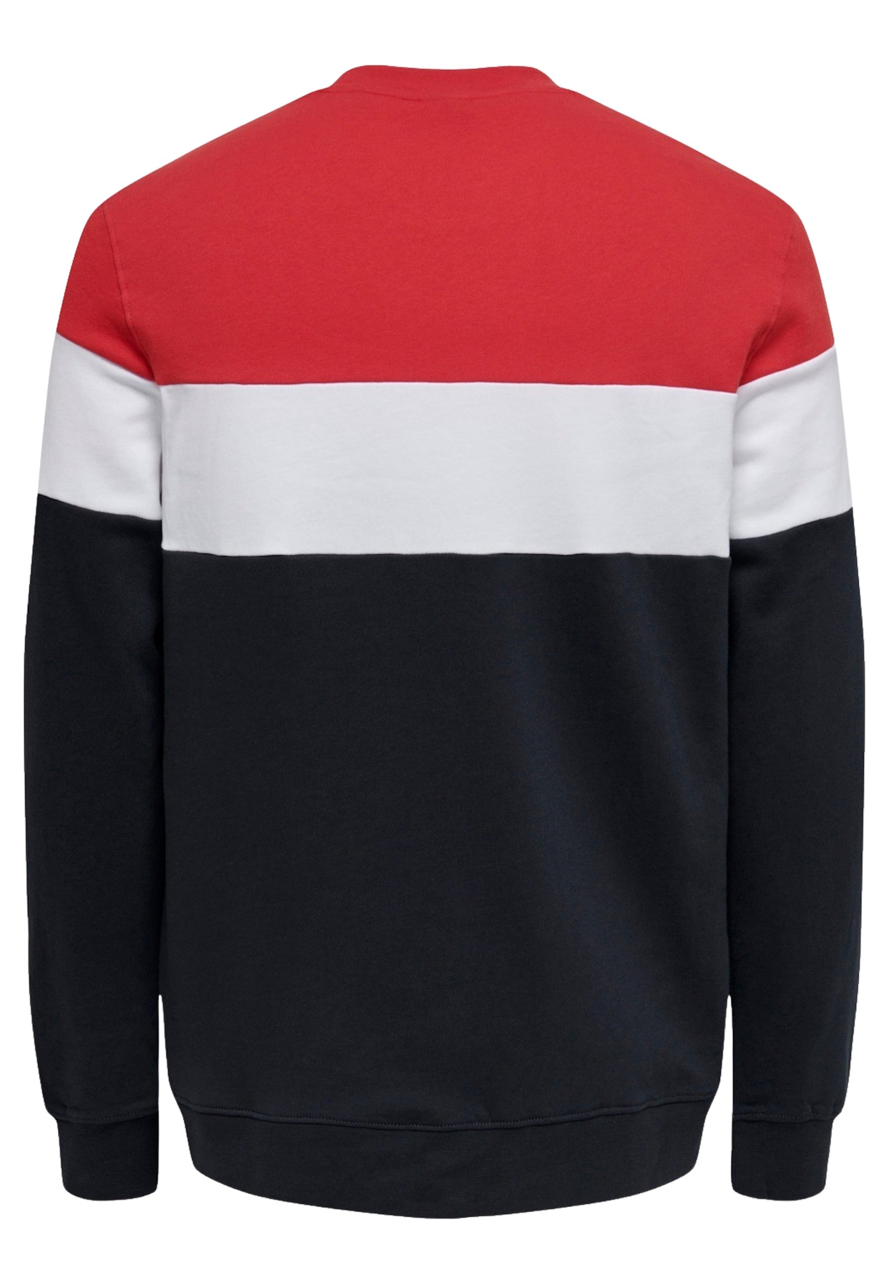Only & Sons Baily Colorblock Pullover ohne Kapuze