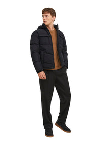 Jack & Jones Steppjacke Mason mit Kapuze und Seitentaschen