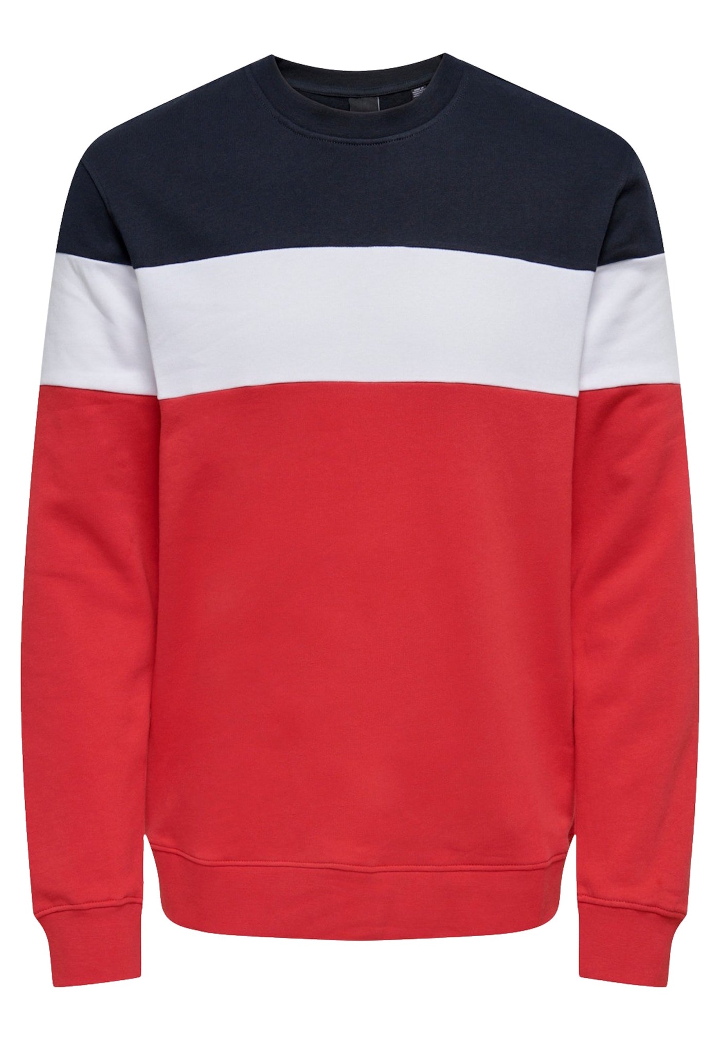 Only & Sons Baily Colorblock Pullover ohne Kapuze