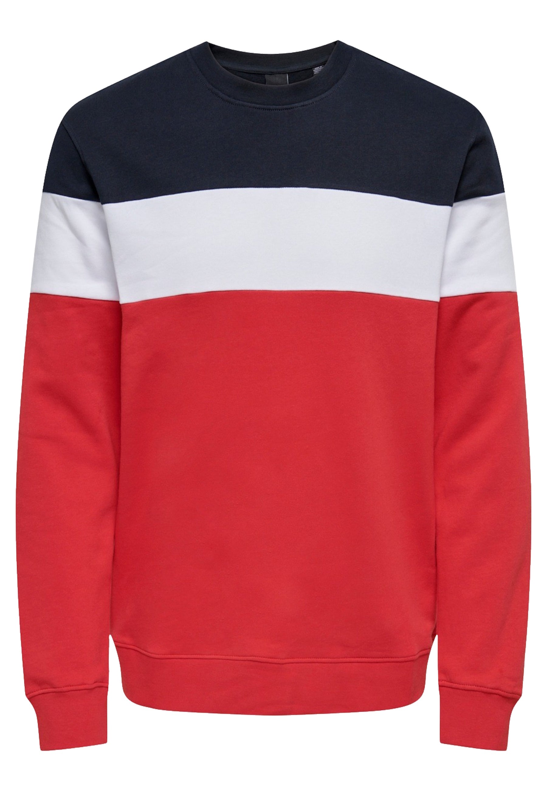 Only & Sons Baily Colorblock Pullover ohne Kapuze
