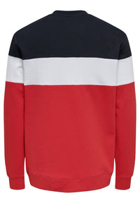 Only & Sons Baily Colorblock Pullover ohne Kapuze