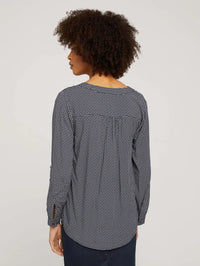 Tom Tailor Langarmbluse V-Ausschnitt