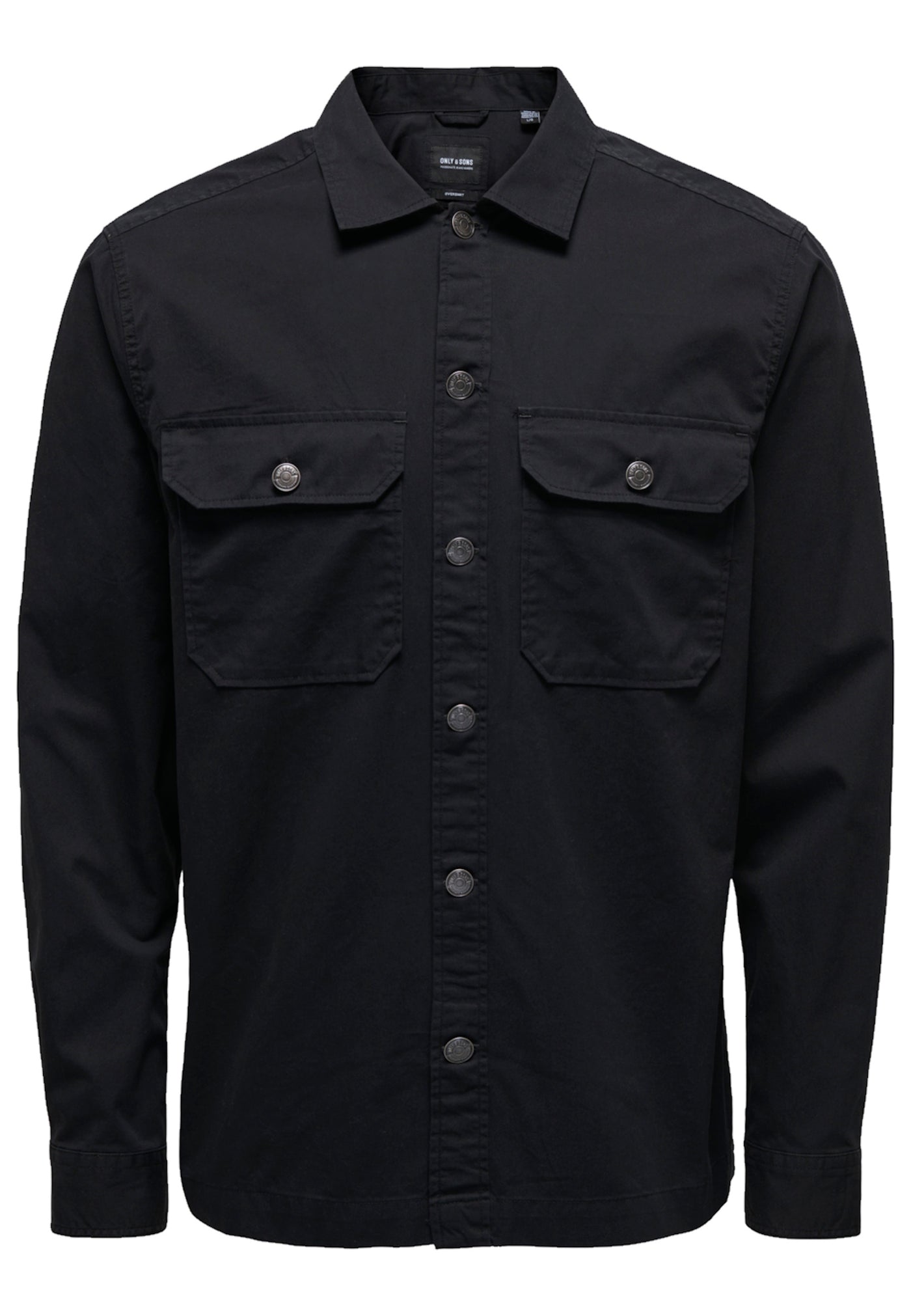 Only & Sons Onsdavis OVR LS Twill Shirt CS Langarmhemd