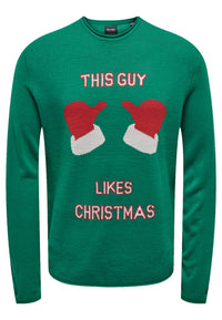 Only & Sons Xmas Pullover R-Neck