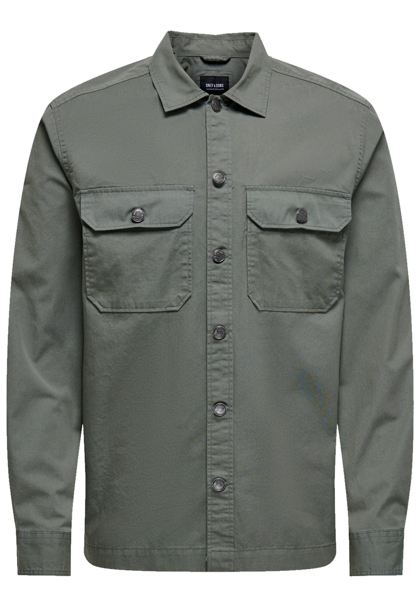 Only & Sons Onsdavis OVR LS Twill Shirt CS Langarmhemd